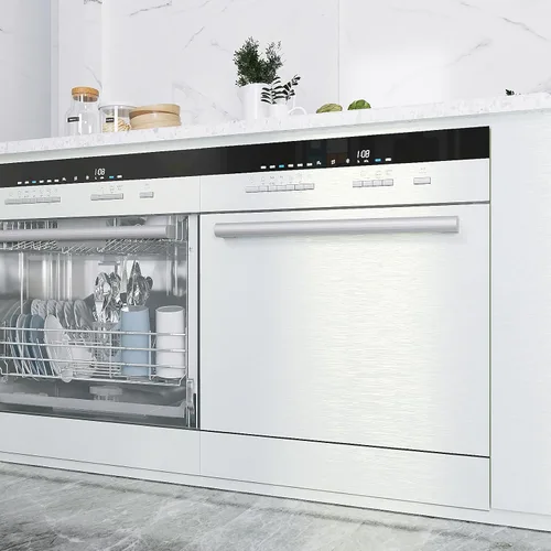 Vista 2 de VEELIKE Papel de contacto de acero inoxidable blanco brillante cepillado para electrodomésticos, refrigerador, lavavajillas, refrigerador, cocina