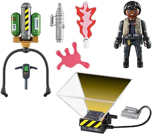 Vista 6 de PLAYMOBIL 9349 Ghostbusters II Winston Zeddemore Playmogram Figura 3D