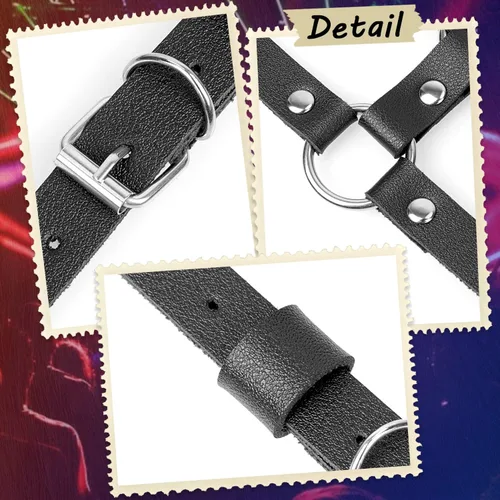 Vista 5 de DOTASI - Blusa halter de cadena con espalda descubierta para mujer con cadena de lentejuelas