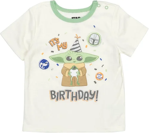 Vista 3 de STAR WARS The Child - Conjunto de 3 piezas de camiseta y gorro para bebé