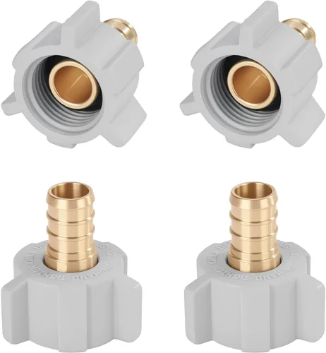 Vista 11 de Codo giratorio NPT hembra de 1/2 pulgada Pex × 1/2 pulgada sin plomo, compatible con PEX-B, paquete de 2