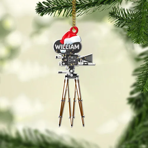 Vista 10 de Personalized Name Filmmaking Christmas Ornament Film Clapboard Ornament Director Clapboard Christmas Ornament Movie Clapperboard Theater Ornament 156