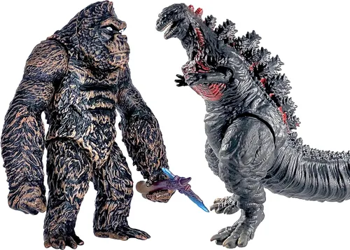 Vista 16 de TwCare Juego de 2 Figuras de Monstruo Legendario de Fuego Shin, Juguetes del Rey Llameante de los Monstruos, Articulaciones Móviles, Serie de Dragón