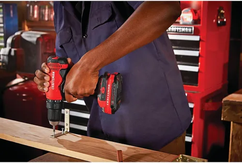 Vista 5 de CRAFTSMAN V20 - Kit de taladro/controlador inalámbricos (CMCD701C2)