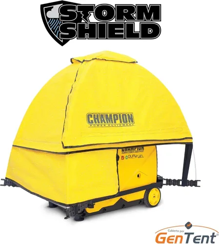 Vista 8 de Champion Power Equipment 100603 Storm Shield - Funda para generador inversor de clima severo de GenTent para inversores de 2000 a 8500 vatios