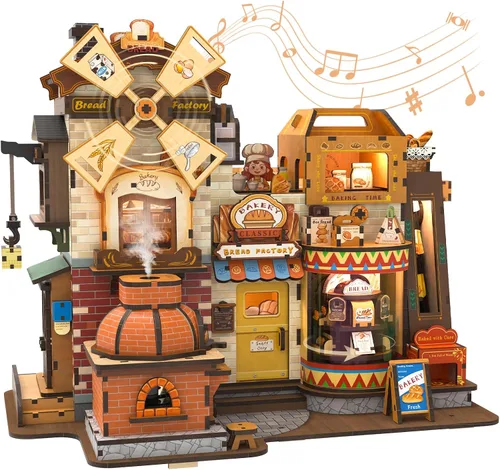 Vista 22 de Cutefun Kit de rincón de libros – Kit de rincón de librería en miniatura para adultos y adolescentes, rompecabezas de madera 3D con luz LED, regalos