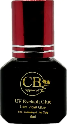 Vista 2 de Adhesivo profesional de pestañas UV (luz UV REQ) para extensiones de pestañas, pegamento de gel ultra violeta para curar pestañas