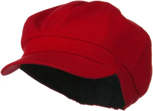 Vista 7 de e4Hats.com Gorra de periódico elástico de algodón