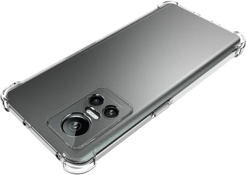 Vista 4 de USTIYA Funda para Realme GT Neo 3 Clear TPU Cuatro Esquinas Funda Protectora Transparente Suave Funda