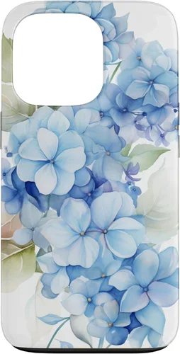 Vista 9 de Funda para iPhone 11 con patrón de acuarela de hortensias