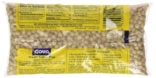 Vista 3 de Goya Guisantes amarillos enteros 16 oz