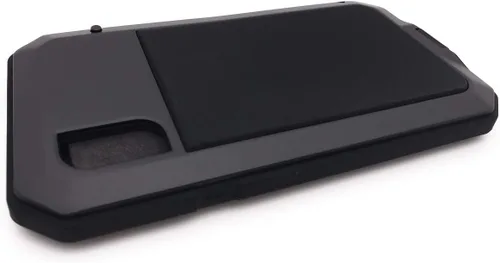 Vista 9 de Funda protectora de cuerpo completo 360 para iPhone Xs, resistente a los golpes, funda de metal de aluminio con protector de pantalla integrado