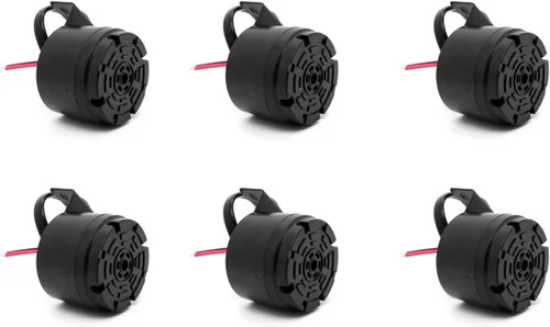 Vista 6 de Universal 12-24V 100dB impermeable alarma de respaldo (negro-1 PCS)
