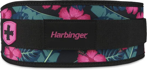 Vista 4 de Harbinger Cinturón de levantamiento de pesas, espuma, 4.5 pulgadas de ancho, rosa, XS - XL