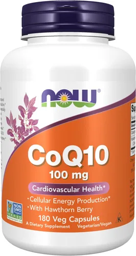 Vista 8 de Cápsulas Coq10 de Now Foods, vegetarianas, 30, 1, 1