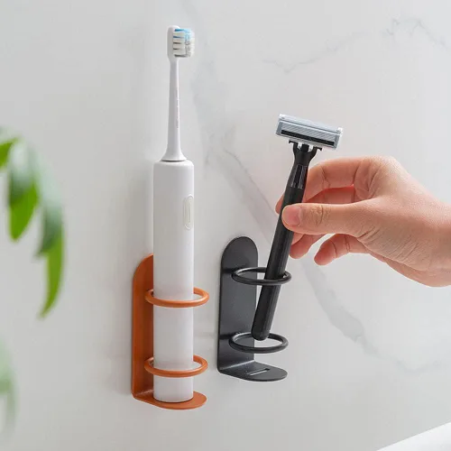 Vista 6 de Soporte para cepillo de dientes, soporte para pasta de dientes, soporte para pasta de dientes, soporte para cepillo de dientes eléctrico para baño