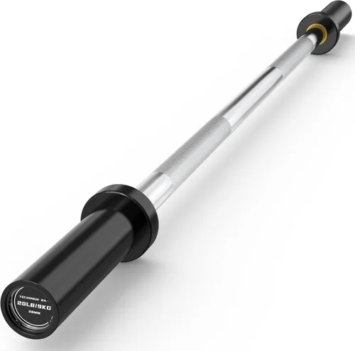 Vista 16 de Olympic Barbell, 4ft, 5ft, 6ft & 7ft Weight Bar, Multiple Options 2-Inch Needle Bearings, Hard Chrome Coating, Knurled Grip, Powerlifting, Bench