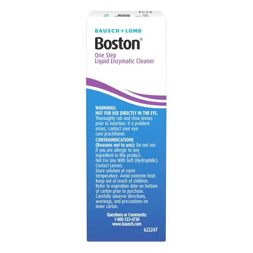 Vista 9 de Bausch & Lomb Boston One Step Enzymatic Cleaner, Proteínas Remover 3.60 ml líquido (Pack de 3)