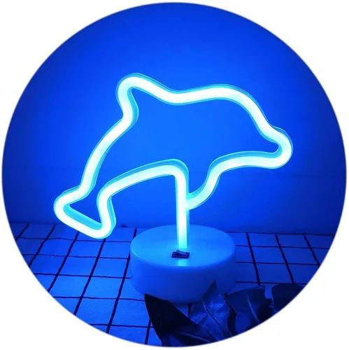 Vista 8 de Luz de neón con base de neón, luces de noche, decoración de pared, decoración del hogar, luz led
