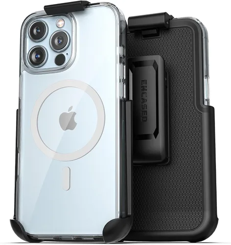 Vista 11 de Funda magnética Encased compatible con iPhone 14 con clip para cinturón Funda para teléfono (iPhone 14)