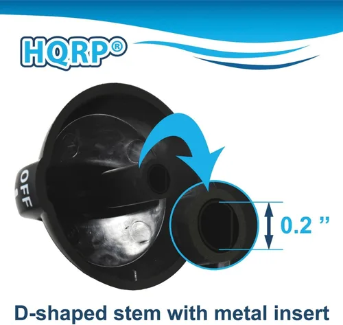 Vista 3 de HQRP Perilla de válvula de estufa de gas para quemador superior compatible con Frigidaire, Crosley, Tappan 316220009, 1379610, AP4322122, PS1991531
