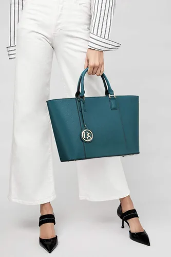 Vista 2 de DASEIN - Bolsa de mano para mujer bolsa tipo bandolera asa superior bolsa plana para trabajar