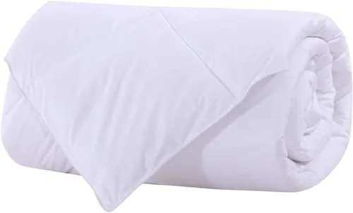 Vista 3 de Royal Bedding Viscosa Abripédica hecha de bambú, manta rellena de fibra, relleno de edredón alternativo al plumón, funda de 100% algodón