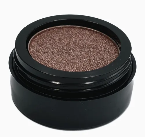 Vista 3 de Pure Ziva Sombra de ojos vegana con polvo metálico metálico brillante de cobre, color rosa oscuro, morado y rojo envejecido; libre de talco