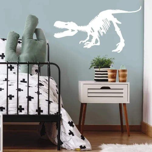 Vista 8 de Adhesivo decorativo para pared, diseño de esqueleto de Tyrannosaurus Rex