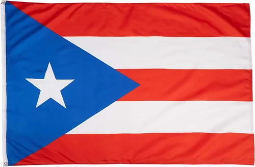 Vista 2 de Banderas estándar de calidad puertorico23 Puerto Rico 2x3 Country Flag, 2 x 3