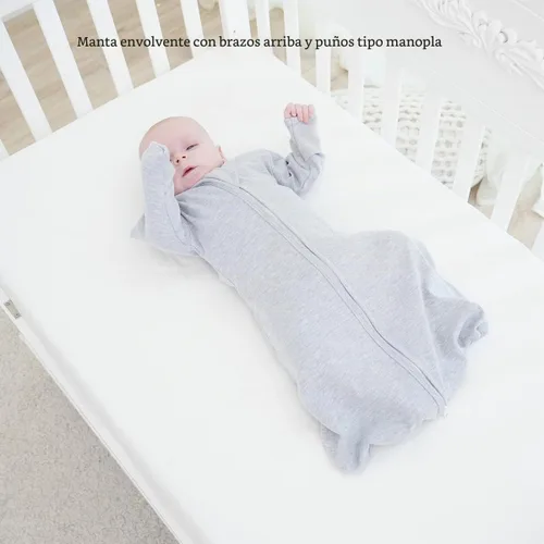 Vista 6 de Transition Swaddle - Saco de dormir para recién nacido de 0 a 3 meses, saco de dormir de transición con puños de manoplas, paquete de 2 sacos