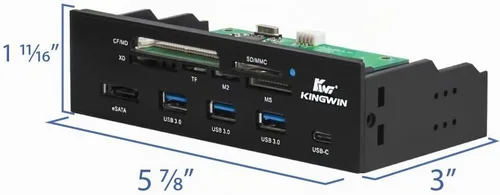 Vista 7 de Controlador de refrigeración KingWin, Negro