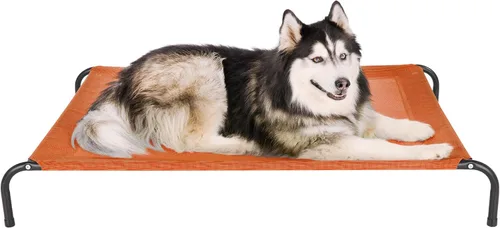 Vista 15 de FurHaven Cunas elevadas para mascotas – Hamaca de malla de nailon refrescante y transpirable para perros pequeños y gatos, fácil de montar, duradera