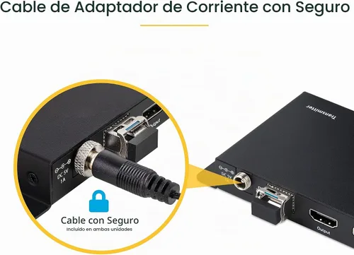 Vista 5 de StarTech - Extensor HDMI sobre fibra 4K, 4K 60Hz, modo único de 3300 pies, HDR