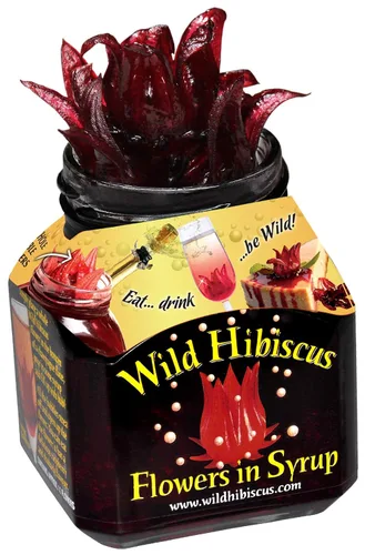 Vista 4 de Wild Hibiscus Flores en Jarabe 8.82 oz