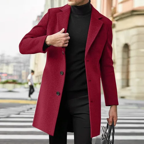 Vista 2 de Chaquetas para hombre, chaqueta de cuello alto, suéter de punto empalme, abrigo casual, cárdigan elegante, chaquetas para hombres y hombres