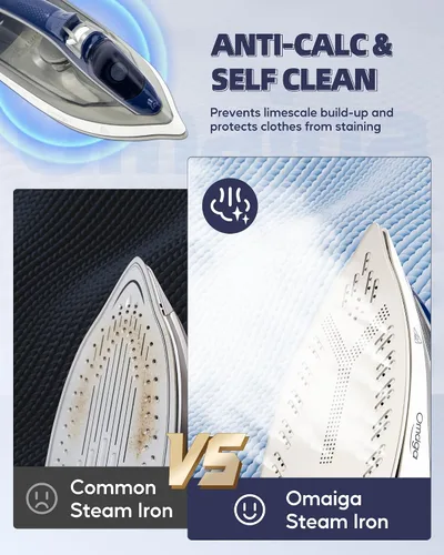 Vista 3 de Juego de plancha de vapor para el hogar, planchado eficiente, adecuado para todo tipo de prendas