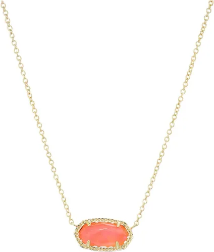 Vista 153 de Kendra Scott - Collar Elisa con dije para mujer, joyería de moda, chapado en oro de 14 quilates