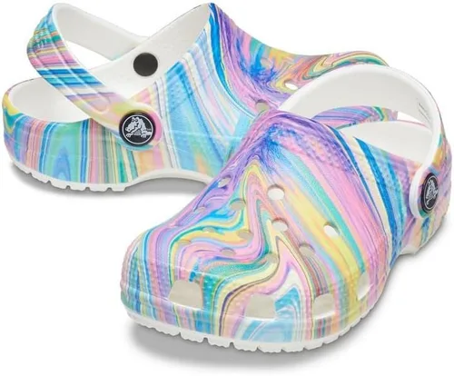 Vista 4 de Crocs - Zuecos clásicos Solar Rainbow