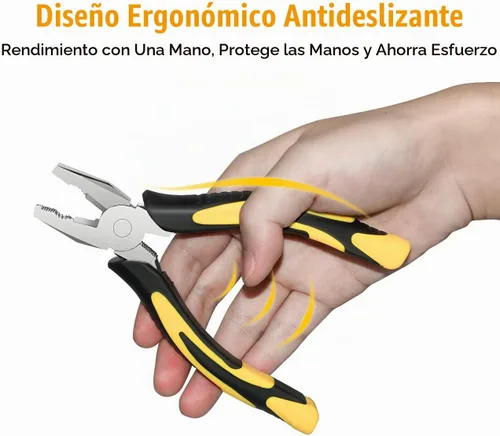 Vista 7 de Lineman's - Alicates combinados de 6 pulgadas y 8 pulgadas