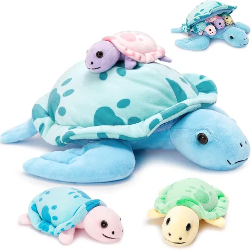 Vista 9 de Muiteiur 4 Piezas de Animales de Peluche de Perros, 8 Pulgadas Peluches de Perros a Granel con Corazón, Juguetes de Peluche Suaves de Cachorros