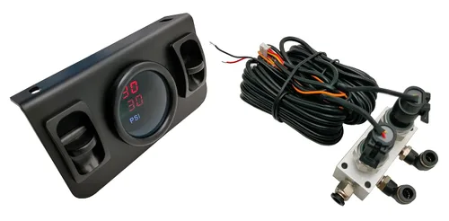 Vista 8 de Kit de control de medidor de aire dual en cabina con interruptor de paleta digital para control de sensor de presión de aire del kit de suspensión