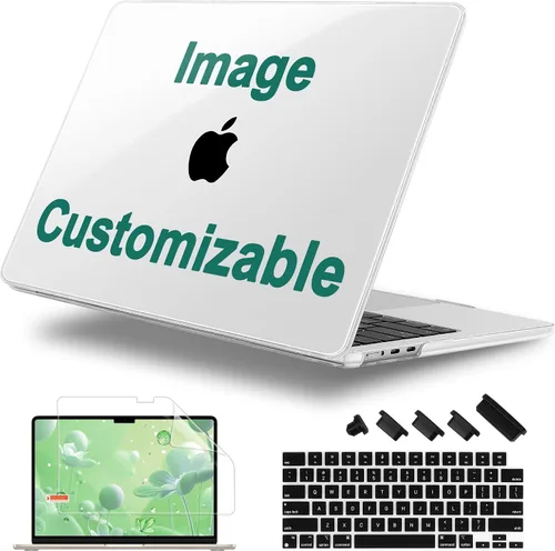 Vista 28 de Funda para MacBook Air de 15 Pulgadas 2025 2024 2023 Versión M4 A3241 M3 A3114 M2 A2941, Carcasa Rígida con Protector de Pantalla y Cubierta