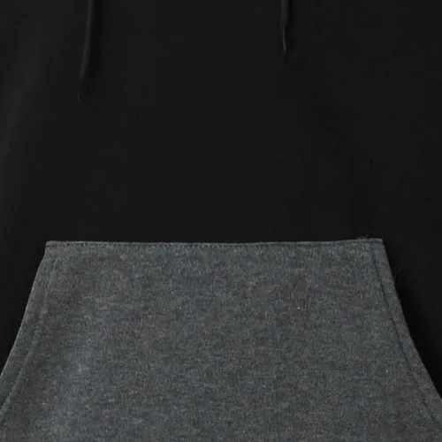 Vista 5 de Muscularfit Sudaderas con capucha grandes y altas para hombre, con bloques de color, manga larga, para gimnasio, entrenamiento, casual, ligera, 2023