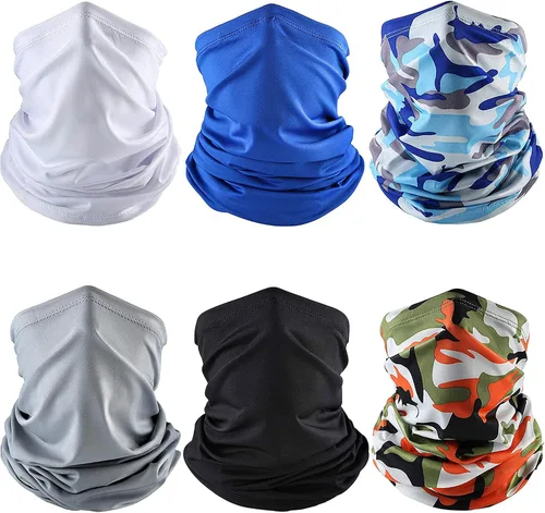 Vista 20 de Geyoga Neck Gaiter Bandana Face Mask Summer UV Protection Cooling Breathable Face Mask Neck Scarf Balaclava for Men Women