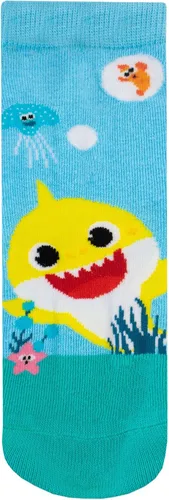 Vista 2 de Pinkfong Paquete de 3 calcetines de tiburón para niños o niñas