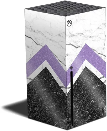Vista 7 de MIGHTY SKINS Piel brillante con purpurina compatible con Xbox Series X – Ágata amatista Acabado brillante duradero Fácil de aplicar y cambiar