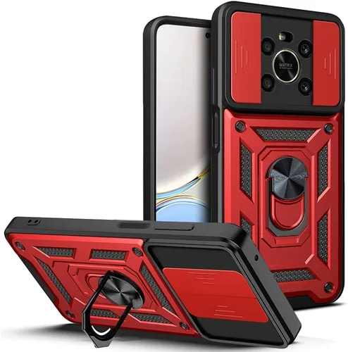 Vista 17 de Compatible con Tecno Camon 18P Bracket Shell, Slide Camera Lens Cover Case Azul