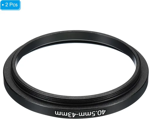 Vista 3 de PATIKIL Anillo elevador de metal de 1.594 in-1.693 in, paquete de 2 anillos adaptadores de filtro de lente de cámara, anillo adaptador de filtro