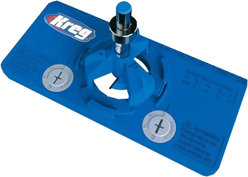 Vista 2 de KREG New Tool Company - Plantilla oculta KHI-Hinge y abrazadera facial KHC-Premium (plantilla oculta y abrazadera facial)